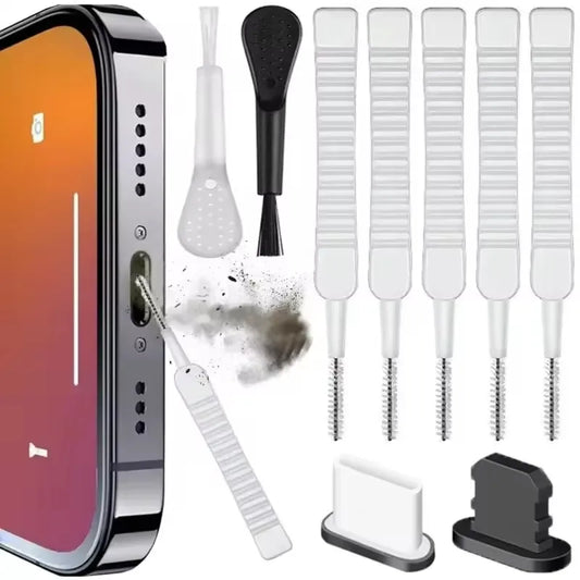 Phone Cleaning Kit – Speaker, USB Port & Headphone Jack | Compatible with iPhone, Samsung & Xiaomi