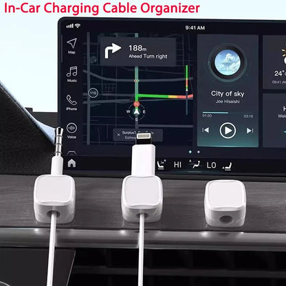 Magnetic Adhesive Cable Clips – Cable Management for Home, Office & Desk