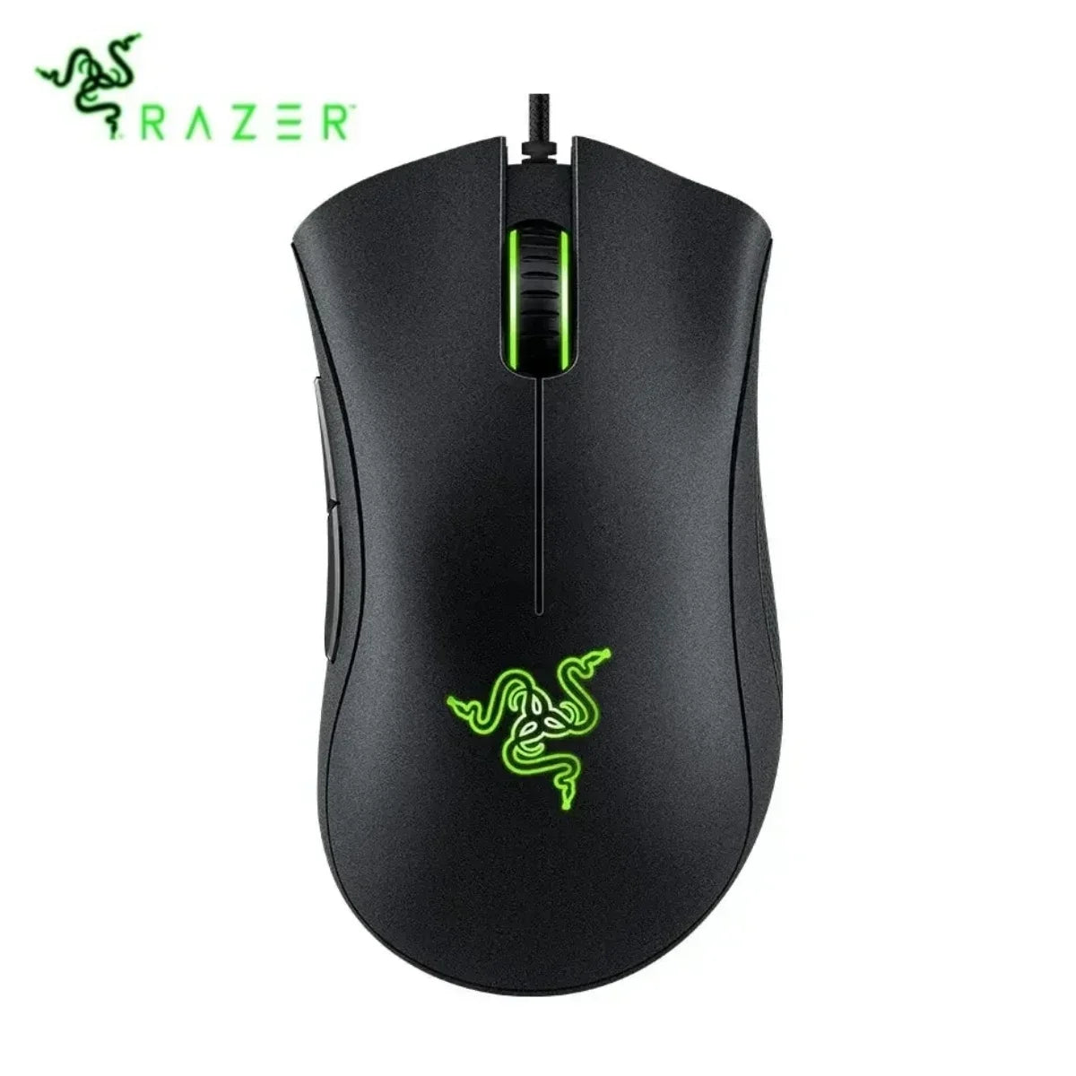 Rato Gaming Razer DeathAdder Essential — Sensor Ótico 6400 DPI, 5 Botões Programáveis e Grip Antiderrapante