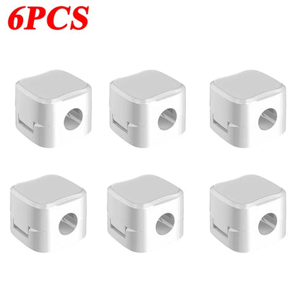 Magnetic Adhesive Cable Clips – Cable Management for Home, Office & Desk