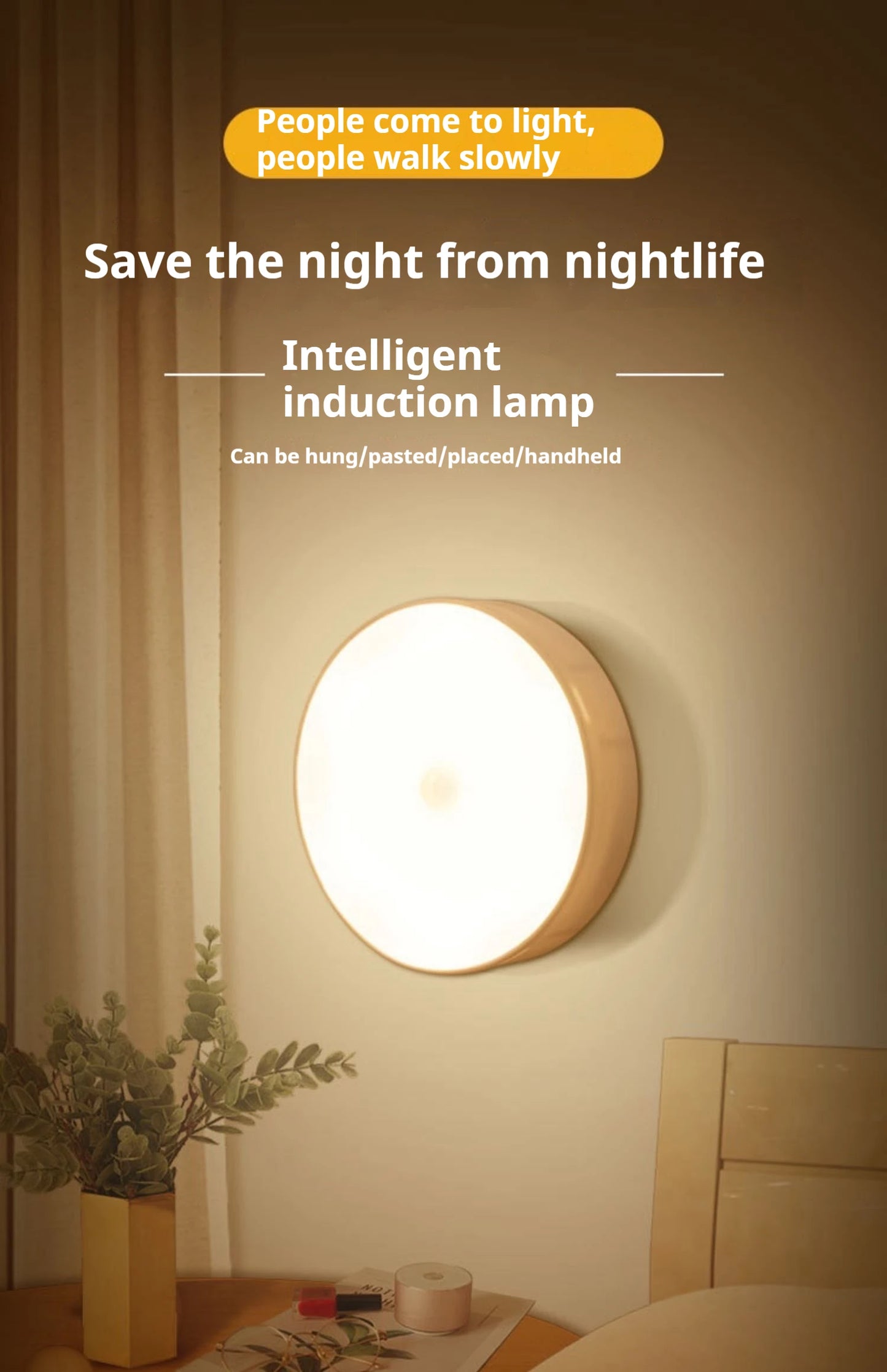 Night Light with Motion Sensor - LED Bulb