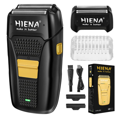 HIENA Professional Hair Clipper – Rechargeable, Stainless Steel Blade, 6 Colors Available