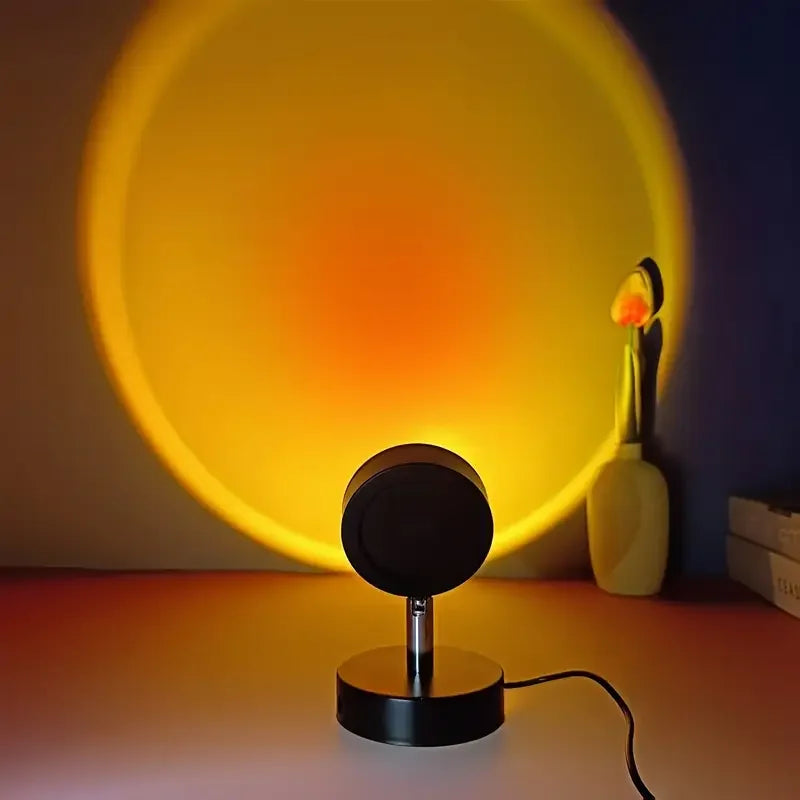 Sunset Atmosphere Lamp – Mood Light for Photography, Bedroom & Home Decor