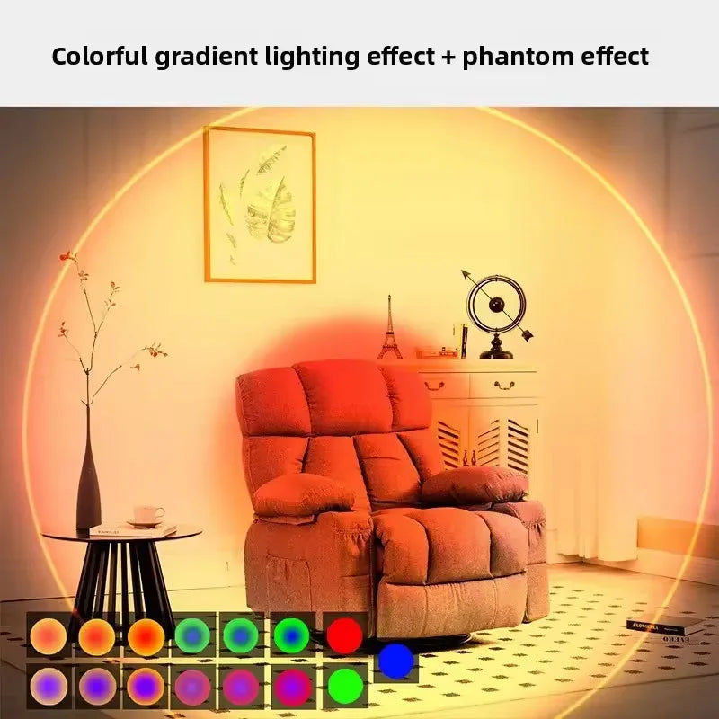 Magnetic RGB LED Light with Motion Sensor – Rechargeable for Bedroom & Bathroom