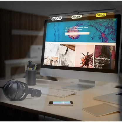 30CM Monitor Light Bar – Touch Dimmable, Glare-Free, for Study & Work