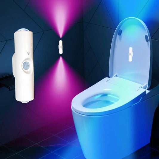 7-Color Night Light with Motion Sensor – for Bathroom, Bedroom & Hallway