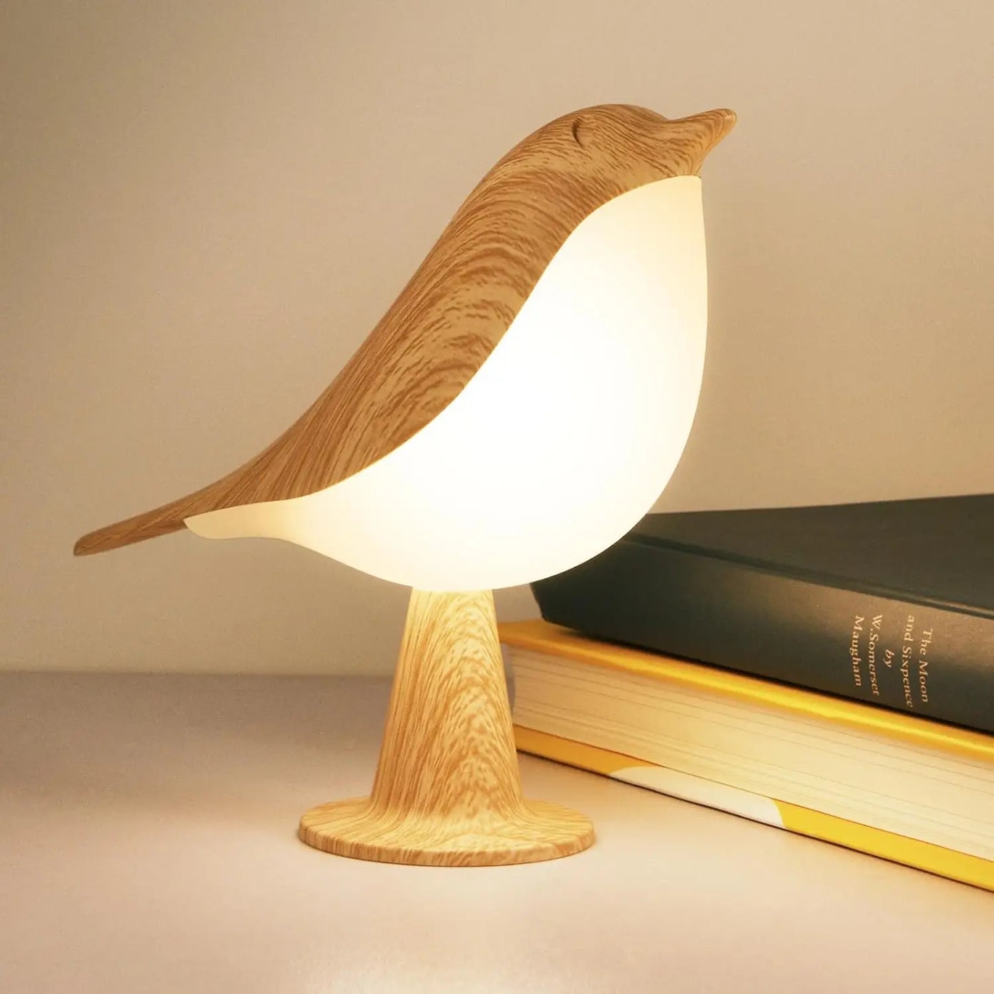 Bird LED Touch Lamp – 3 Brightness Levels, Rechargeable, Art Deco Decoration