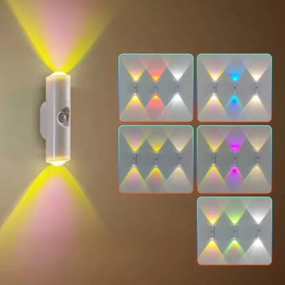 Magnetic RGB LED Light with Motion Sensor – Rechargeable for Bedroom & Bathroom