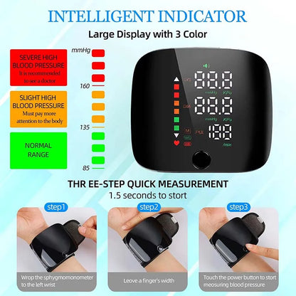 Digital Blood Pressure Monitor with Voice Guidance &amp; USB Charging