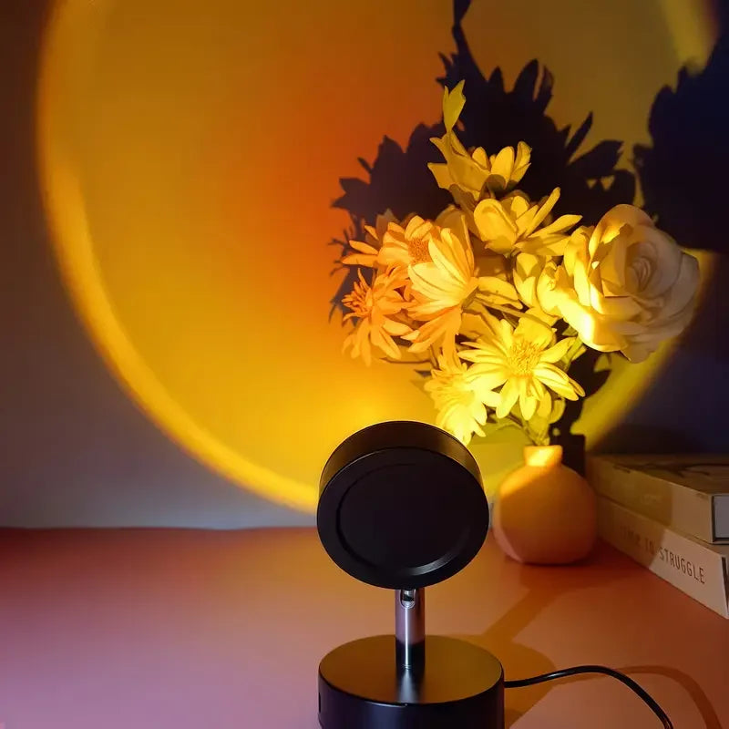 Sunset Atmosphere Lamp – Mood Light for Photography, Bedroom & Home Decor