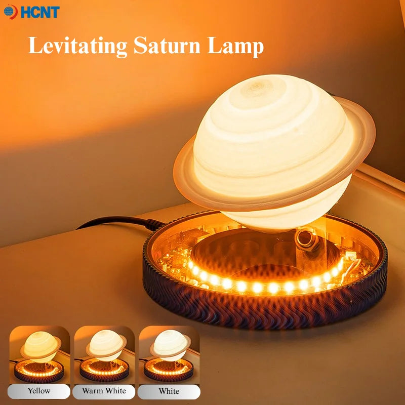 3D Saturn Lamp with Levitation, Exclusive Decoration for Home and Office.