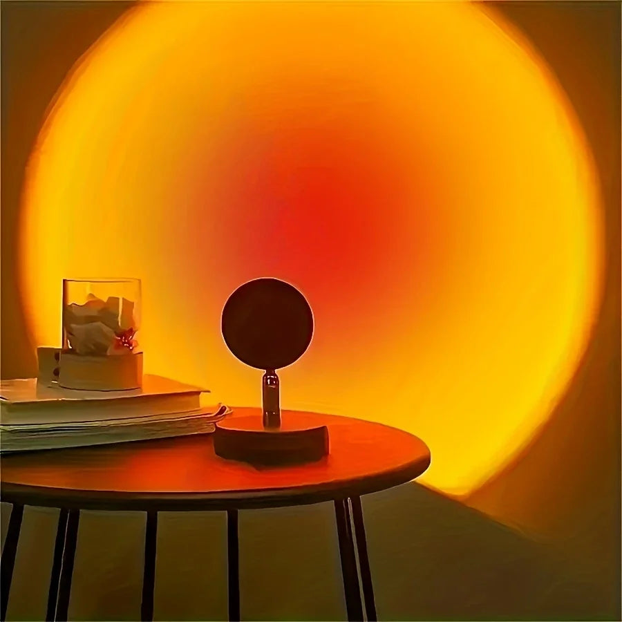 Sunset Atmosphere Lamp – Mood Light for Photography, Bedroom & Home Decor