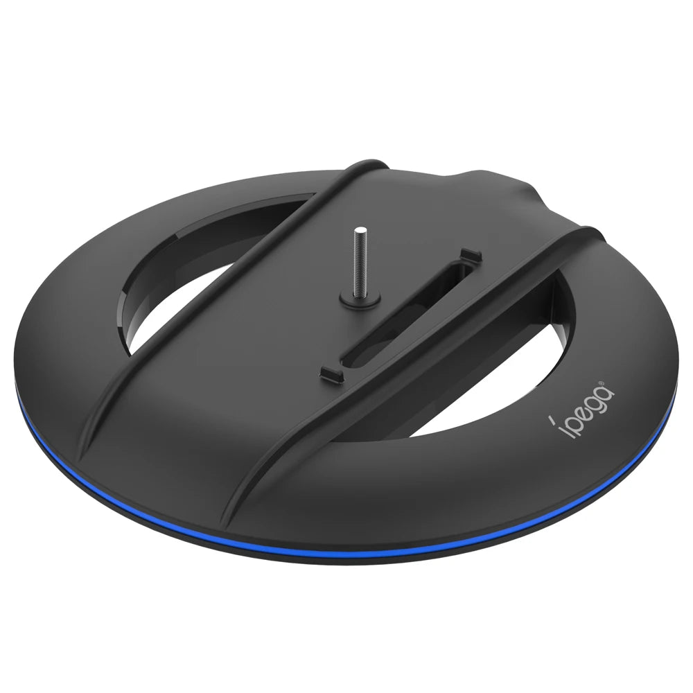 Suporte Vertical RGB para PS5 Slim & Pro — 14 Efeitos de Luz, Base Antiderrapante e 2 Portas USB