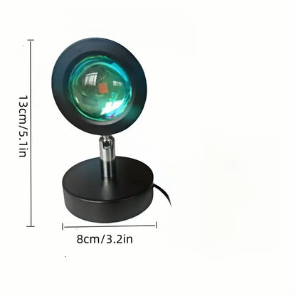 Sunset Atmosphere Lamp – Mood Light for Photography, Bedroom & Home Decor