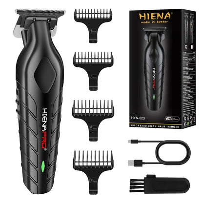 HIENA Professional Hair Clipper – Rechargeable, Stainless Steel Blade, 6 Colors Available