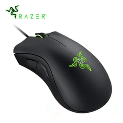 Rato Gaming Razer DeathAdder Essential — Sensor Ótico 6400 DPI, 5 Botões Programáveis e Grip Antiderrapante